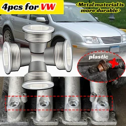 4pc Upgrade Aluminum Fuel Injector Insert Cup Seat for VW Beetle 1C Jetta MK4 1.8T Control Engine Gas Repair 06B133555H Parts