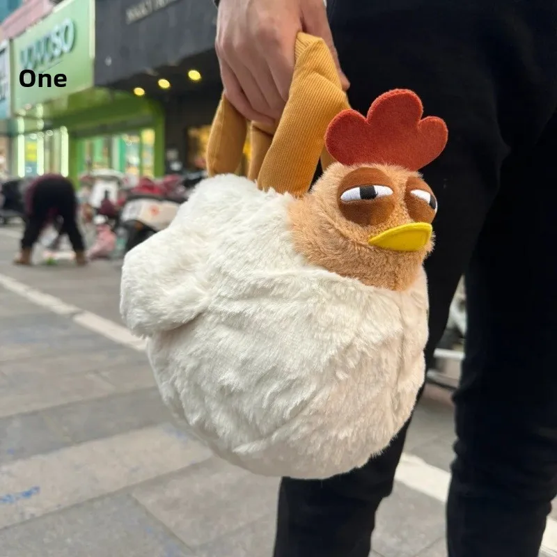 

Интернет-знаменитости, большой петух, плюшевая сумка, милая сумка большой вместимости, креативная модная сумка для хранения, персонализированная маленькая сумка-кошелек