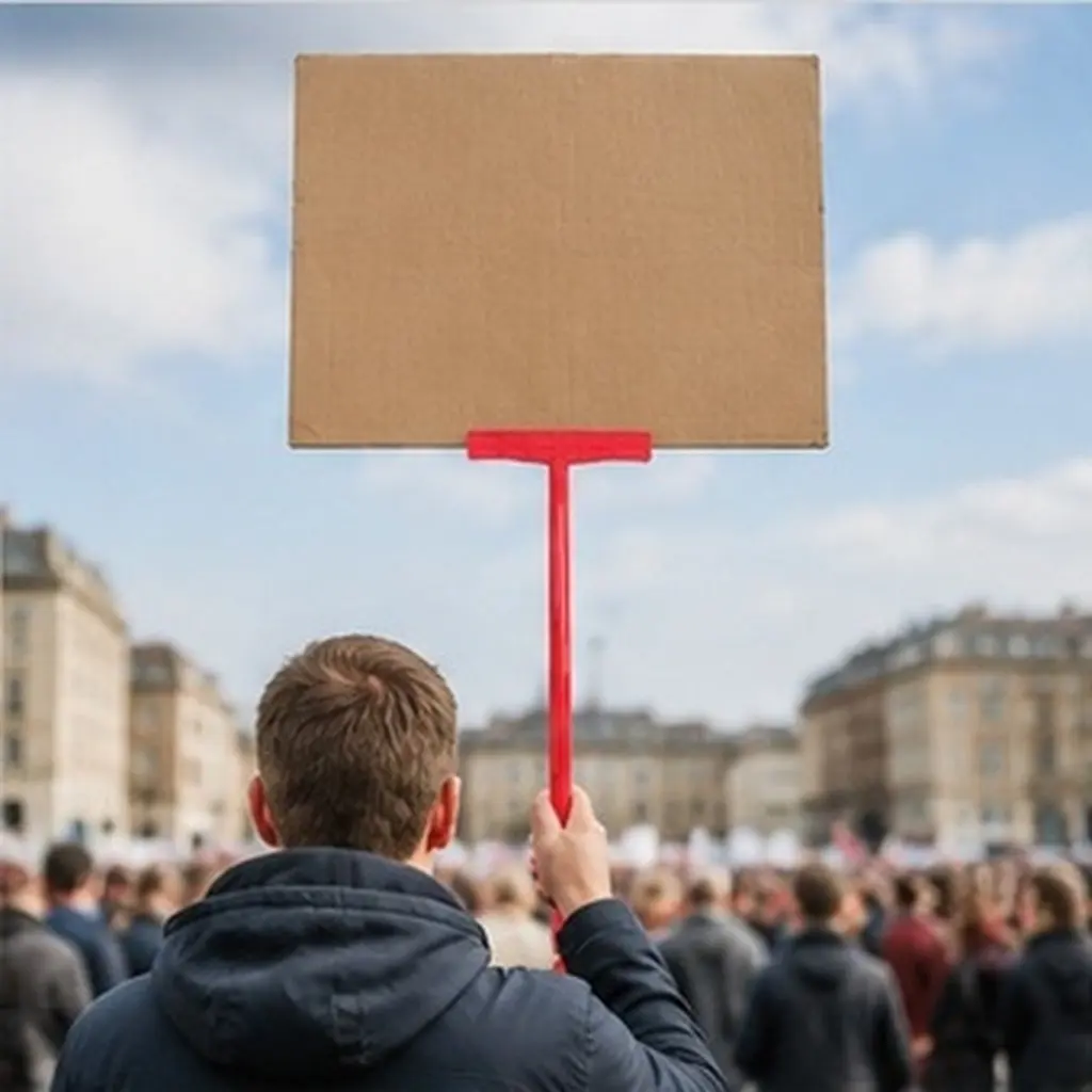 2Pcs Handheld Sign Holder Clip on Stick Stable Plastic Sign Handle for Protest Parade Tour School Commercial