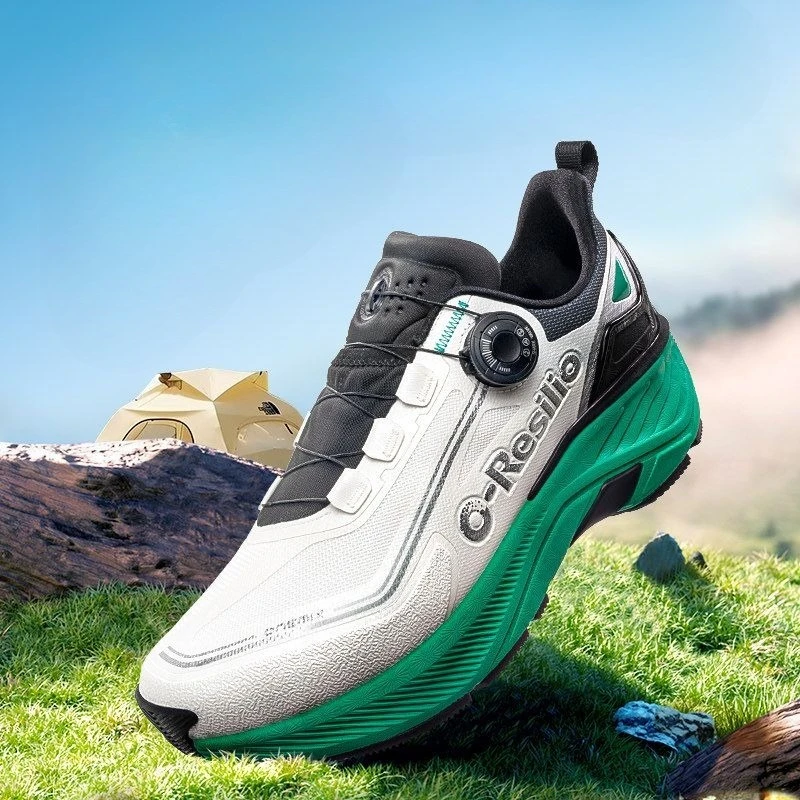 

2026 New Arrival Mountain Hiking Shoes Men Anti-Slip Climbing Shoes Man Unisex Outdoor Walking Shoes Wearable Hiking Gym Shoe