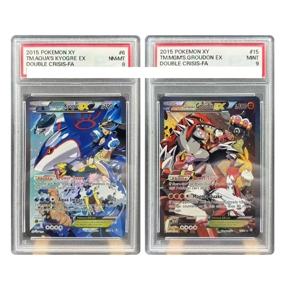 

DIY PTCG рейтинг карты KYOGRE EX GROUDON Пикачу аниме игровая карта 10 точек рейтинг карты подарочные игрушки