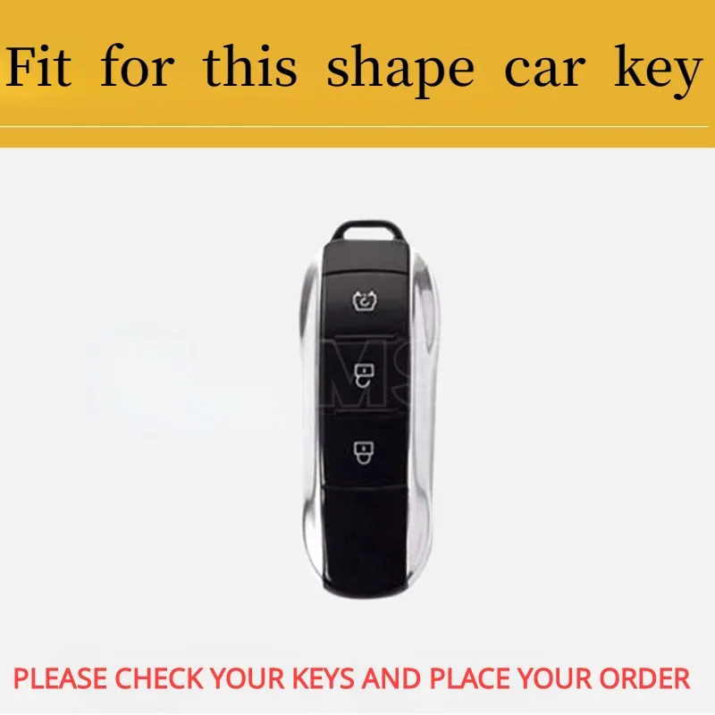 Fashion Zinc Alloy+Silica Gel Car Key Case Cover Key for Dongfeng Fengon Fengguang Ix5 580 Ix7 Seres Sf5 2021 Shell Accessories