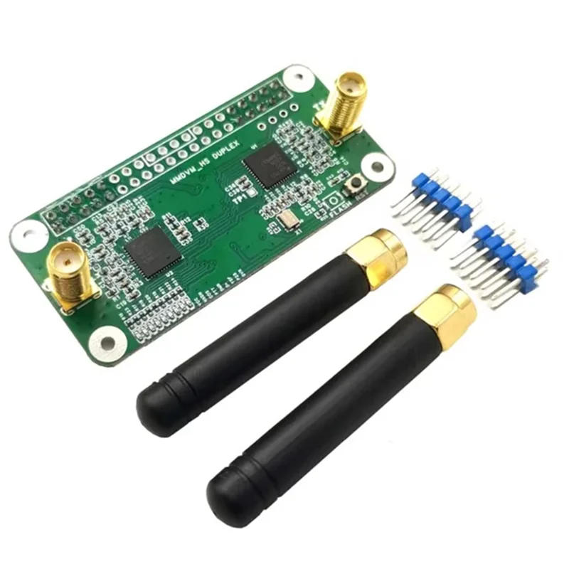

MMDVM HS Dual Duplex Hotspot Board Mini Version For Raspberry Pi Pistar Ostar Includes 2 Antennas Supports P25 DMR YSF NXDN
