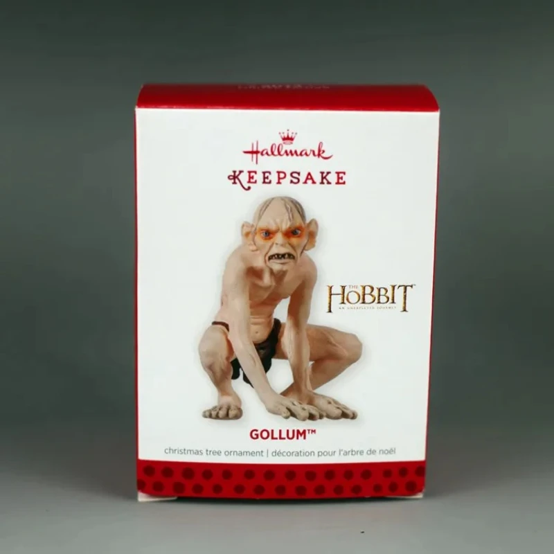 نابض بالحياة Gollum عمل الشكل شنق تأثيث المواد تذكار Hallmark دمية نموذج حقيبة مفتاح سلسلة المفاتيح قلادة هدية لعبة #5