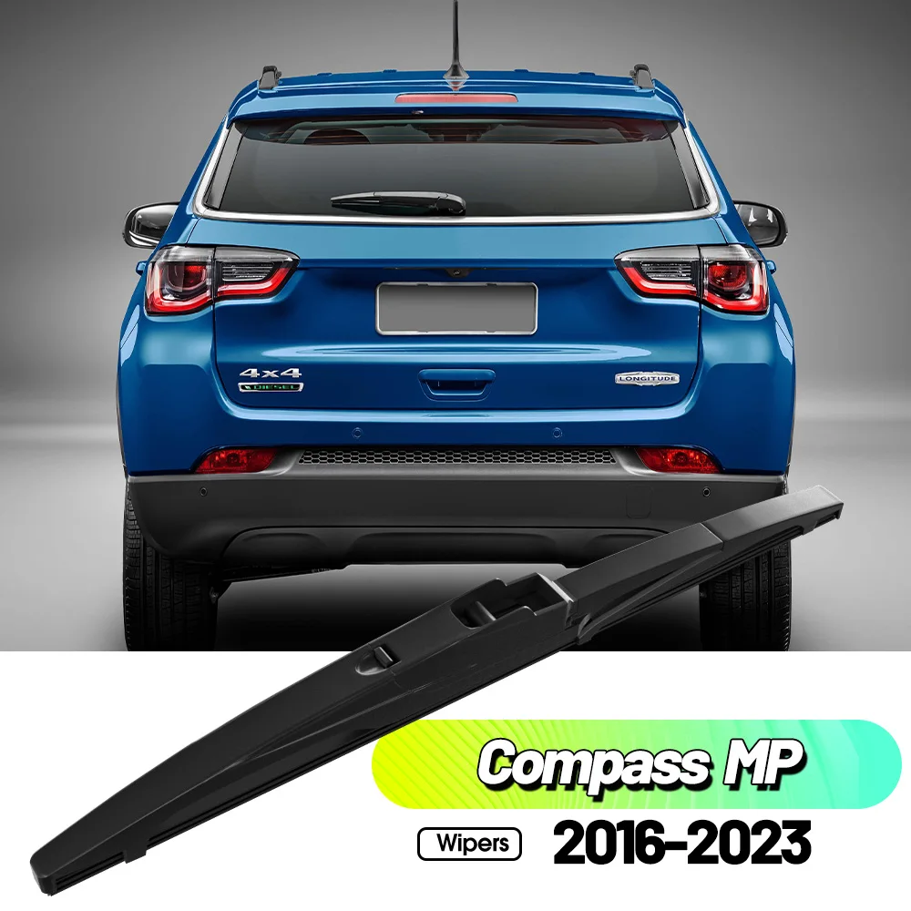 10 "Heckscheibe Scheibenwaschanlage Wischerblatt Für Jeep Compass MK2 2016-2023 2017 2018 2019 2020 2021 2022 Auto Zubehör