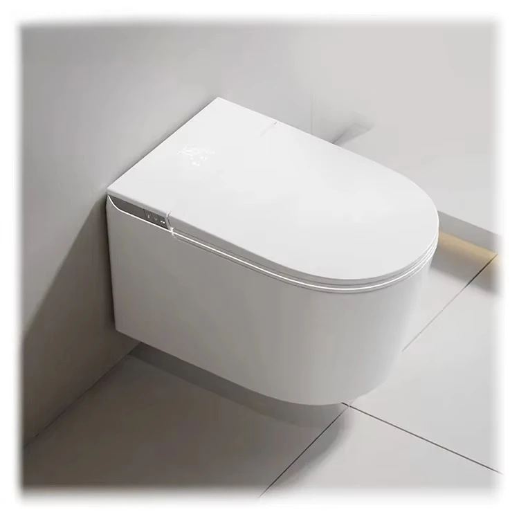 

ZC25-2025 Новый дизайн, широко используемый женский стиральный настенный подвесной 220 В, умный унитаз с автоматическим открытием/закрытой крышкой, электрический унитаз для ванной комнаты