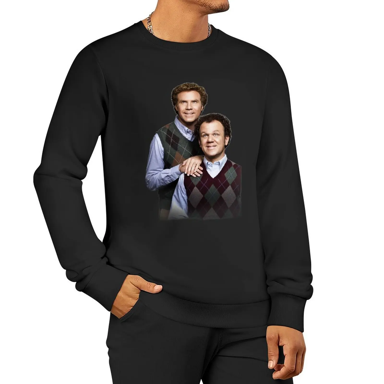 

step brothers Pullover Hoodie winter clothes men's coat oversize sweatshirts