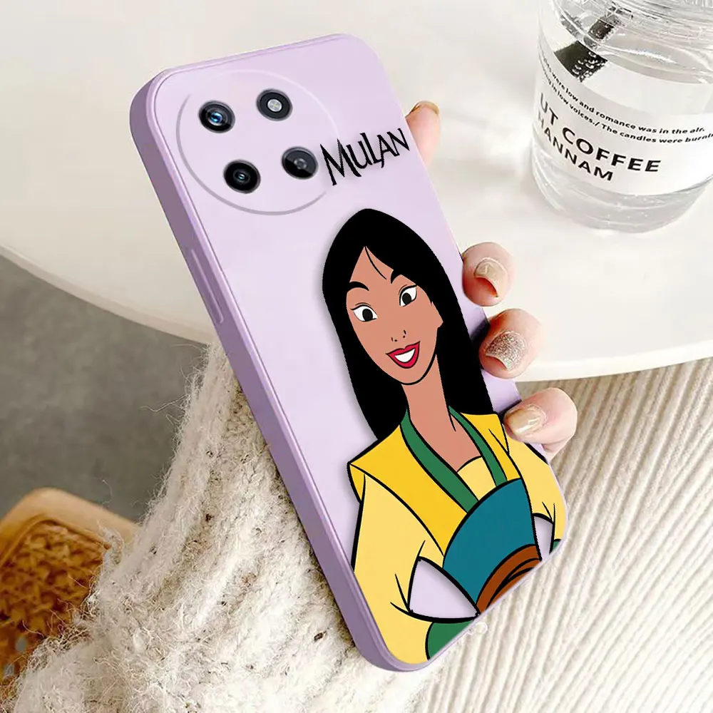 Disney Dragon Mulan Cover Phone Case For OPPO Realme 11 10 9 9I 8 8I 7 7I 6 5 PRO PLUS 4G Colour Silicone Case Funda Coque Shell