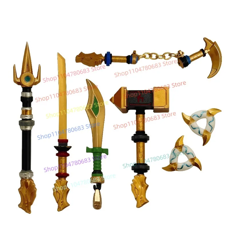 Bloques de construcción MOC, espada grande, martillo gigante, paquete de accesorios de espada larga, Mini figura, modelo de ensamblaje, exhibición, juguete para regalo de dibujos animados de Anime