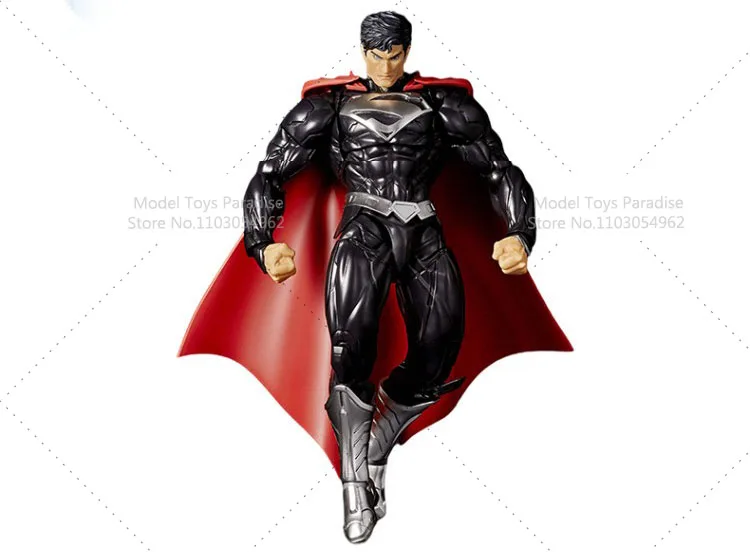 In Stock Original 1/12 Collection Toys Black Superman Limited Series Super Hero Soldier 17.5CM Action Figure Model Fans Gifts