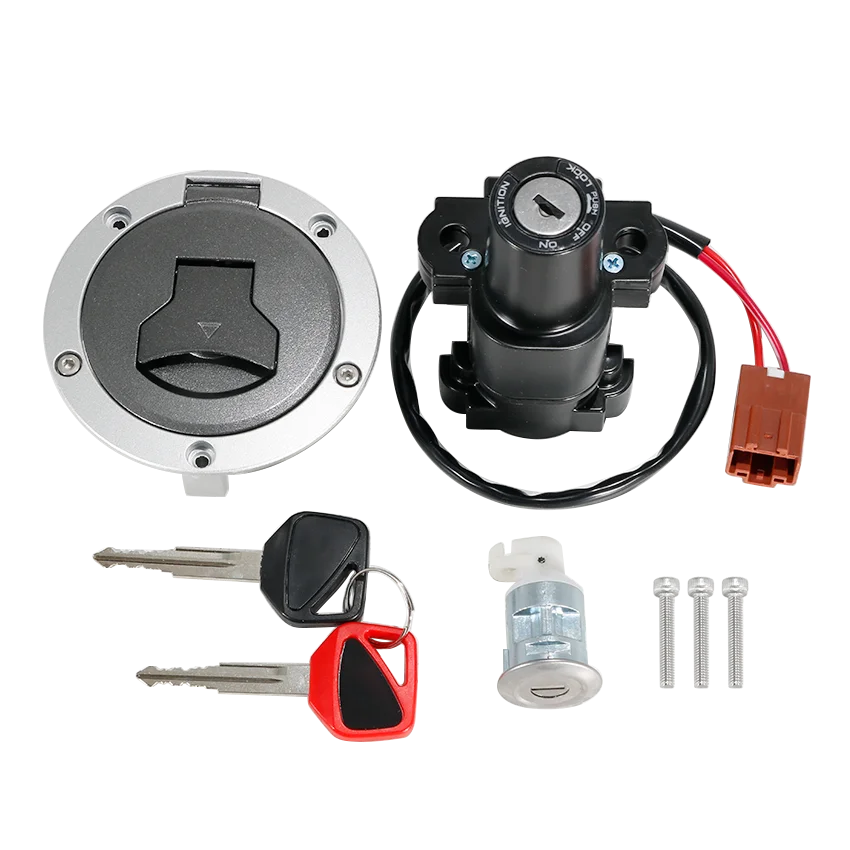 Ignition Switch Lock Set OEM 35010-MKS-A02 For Honda CRF1100A CRF1100D4 2020-2025 Motorcycle Full Lock Kit Fuel Cap Seat Lock