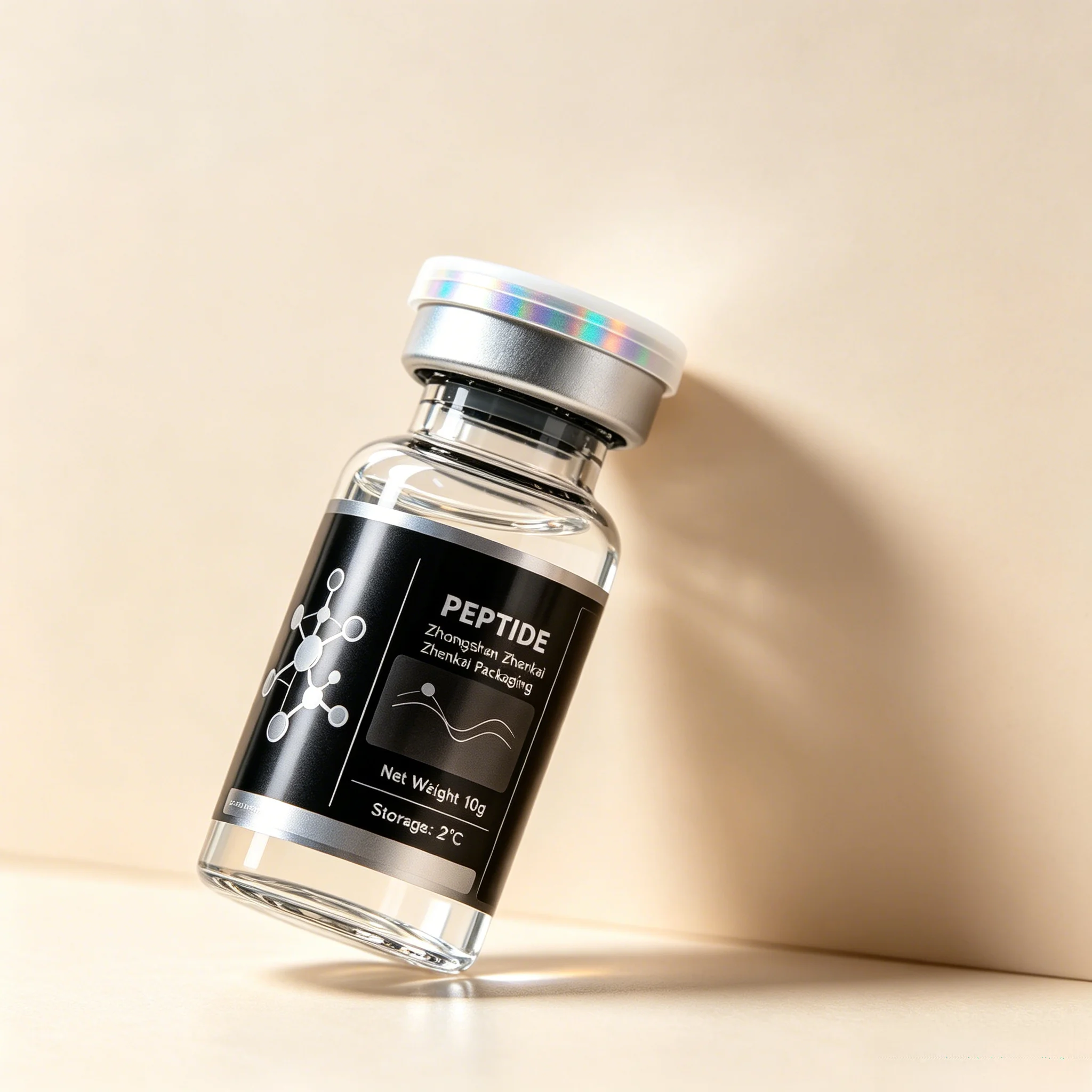 Luxury Skincare Bottles - Этикетки для косметических флаконов с пептидами,