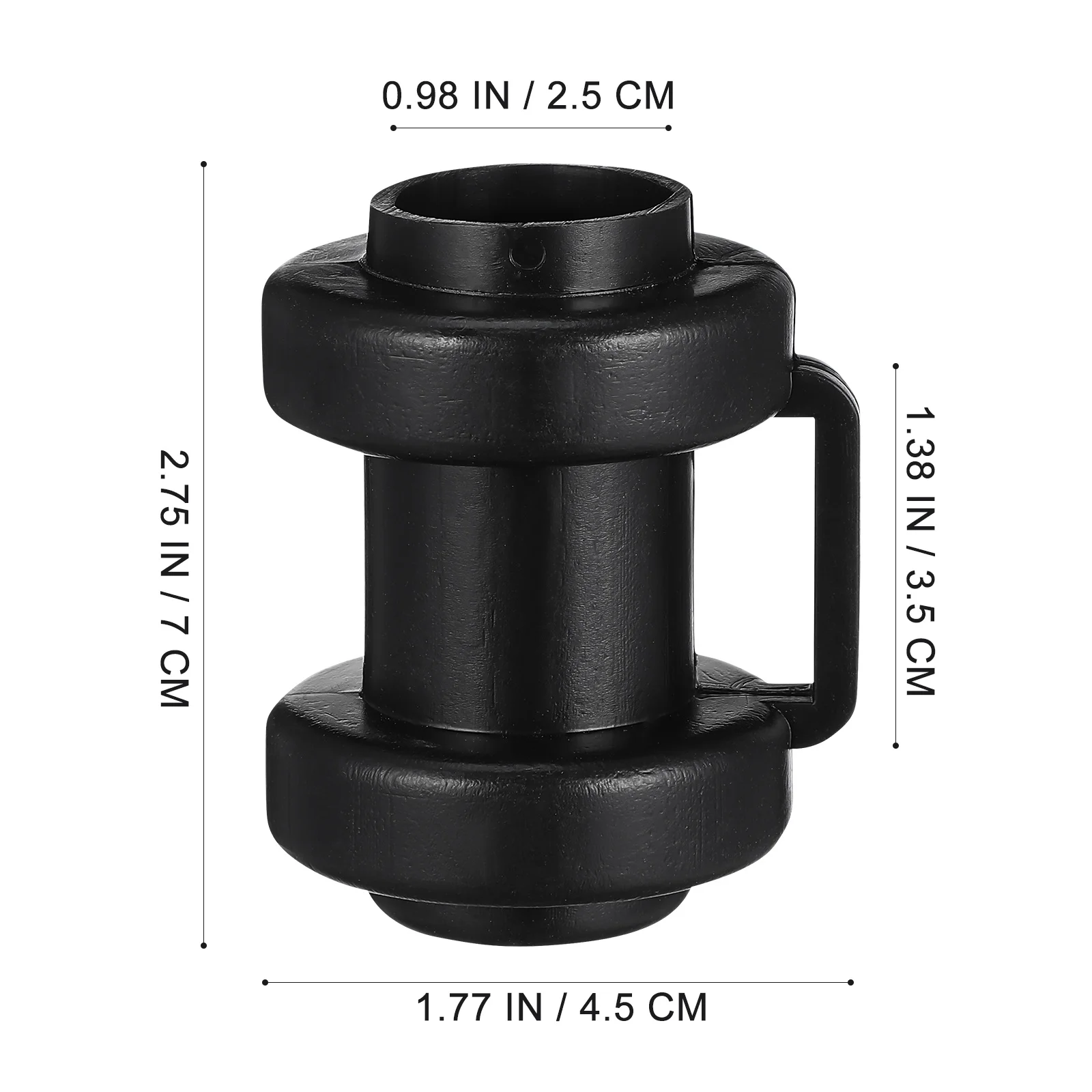 6 szt. Czarne nakładki na słupki trampoliny, akcesoria do siatki, osłony na słupki do użytku zewnętrznego