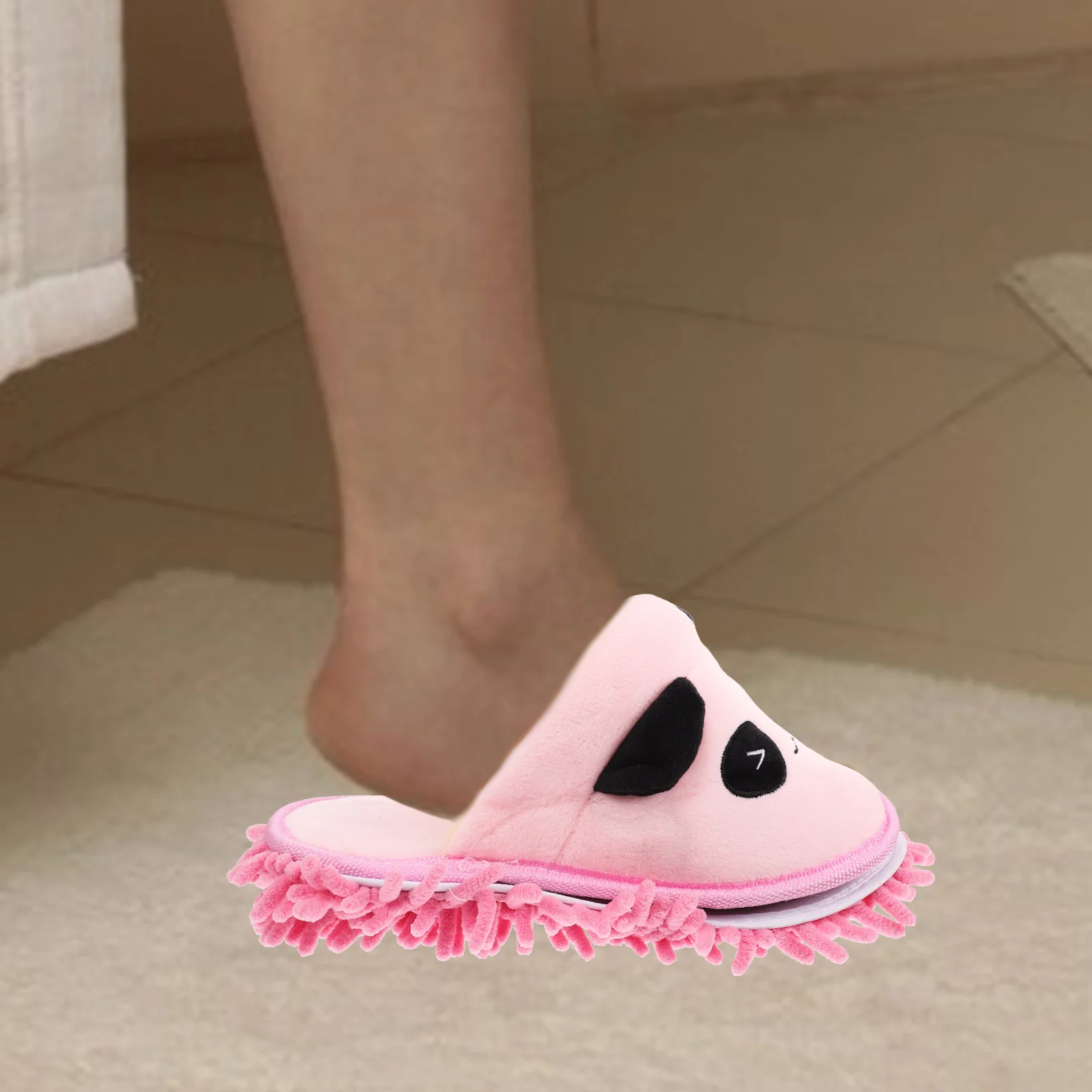 

Mop Slippers for Floor Cleaning Soft Lazy Indoor Guest Men Shoe Cleaner Reusable Mopping Dust Sweeping Home Cartoon