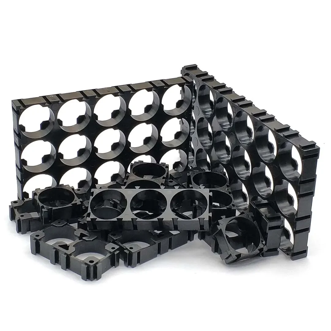 18650 Battery Holder Safety Anti Vibration Holder Bracket Li-ion Cell Holder Cylindrical Plastic Case Diameter 18.5mm