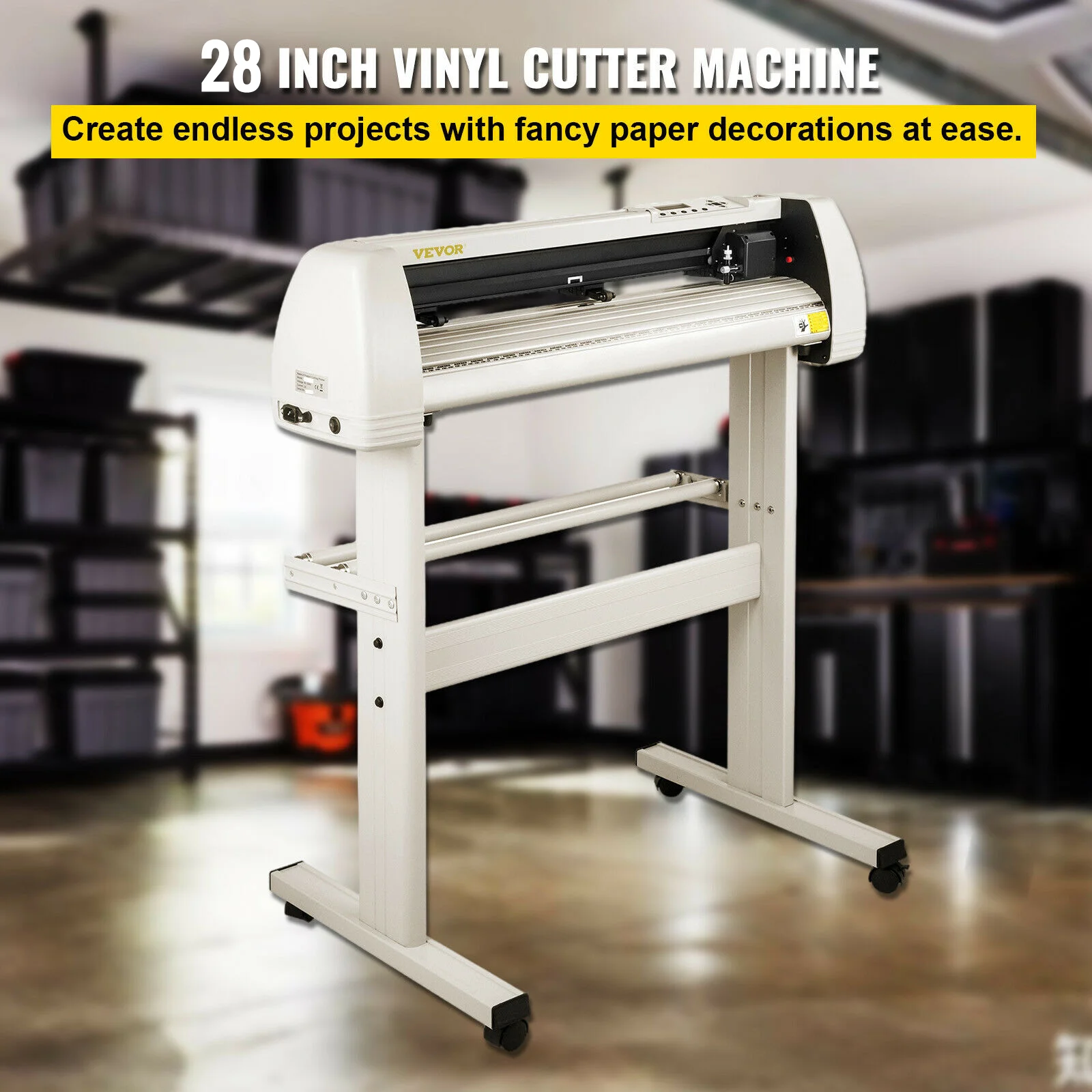 Imagem -02 - Vevor 2834 Polegada Cortador de Vinil Plotter Sinal Máquina de Corte com 20 Lâminas Lcd Signmaster Software Porta Usb p Polegadas Rolos