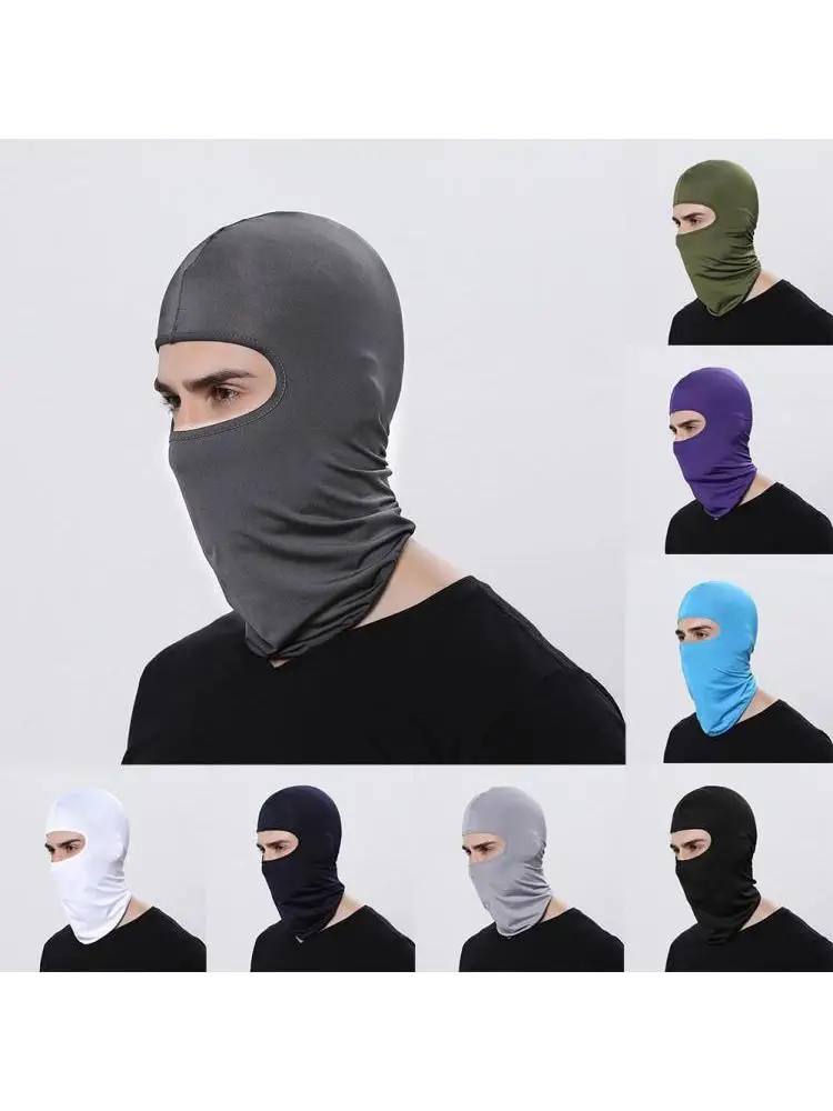 AliExpress NONE Outdoor Balaclava Hood Motorcycle Bandana Hunting Hat Protection Summer Sun Protection Bandana Cycling Helmet Hood