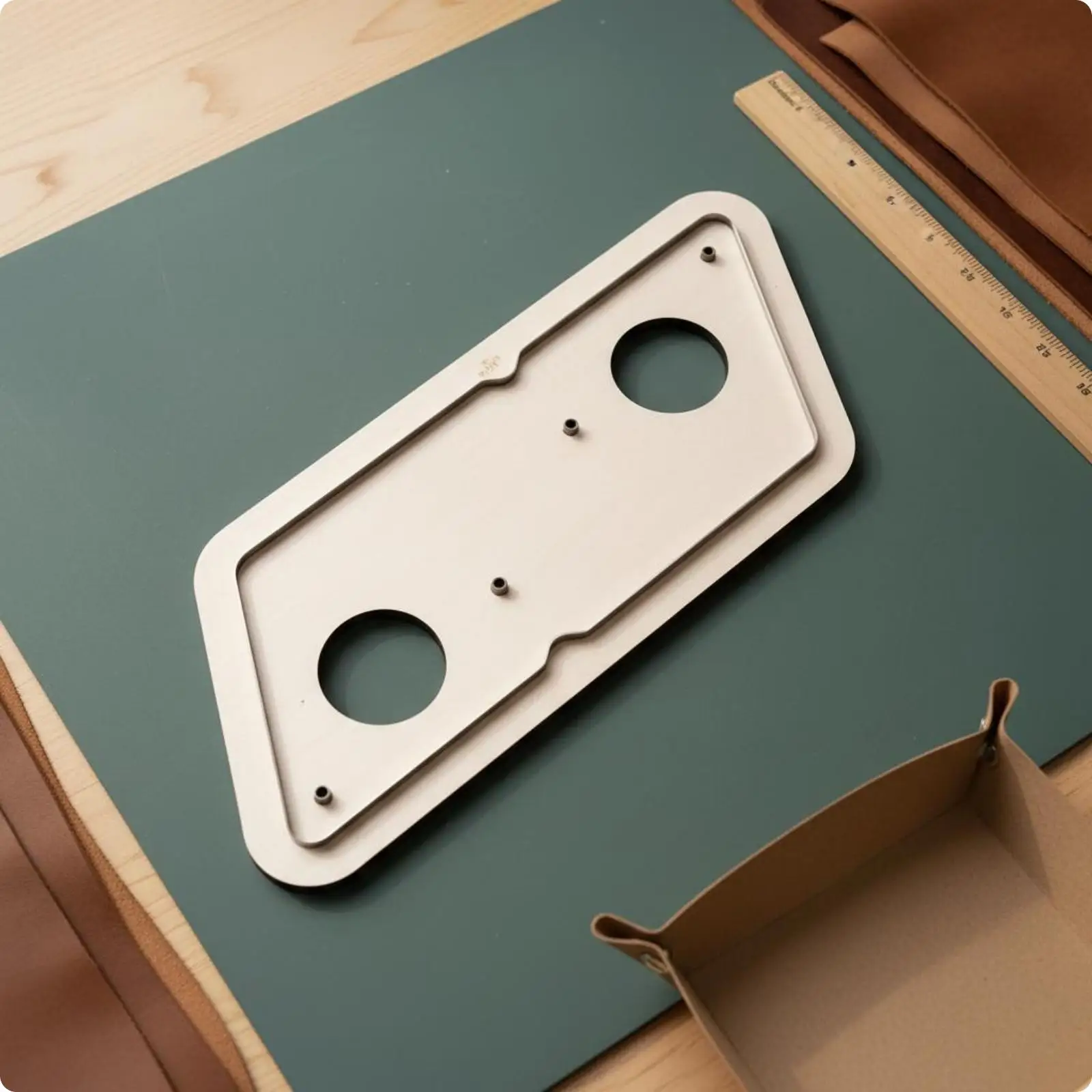 Leather Die Rounded Corners Pattern Making Die Precise Cuts for DIY