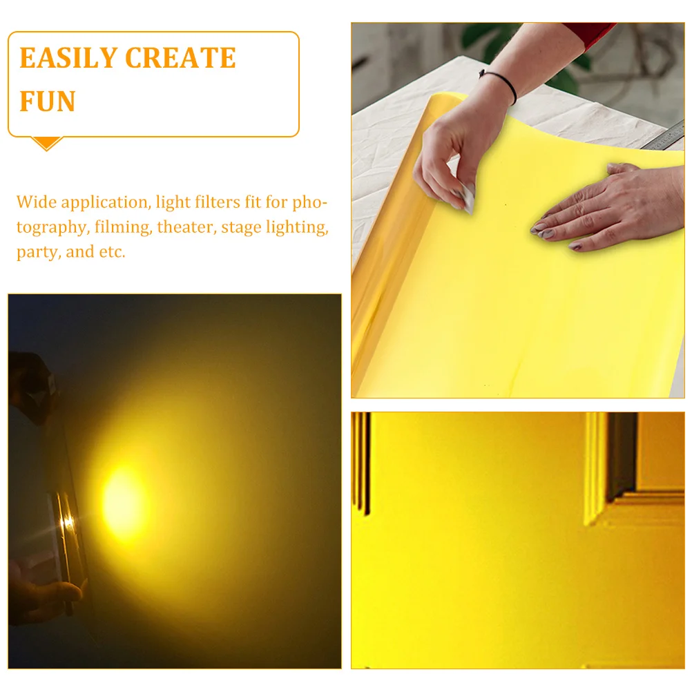 

Light Diffuser Sheet Correction Color Film Filters for Photography Filming Theater Dj Lighting Effects Color Filter