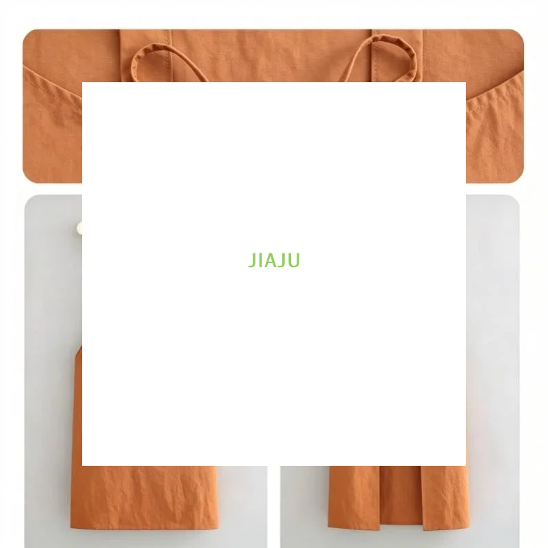 ~Delantal de estilo moderno con tirantes, impermeable, resistente a las manchas, ideal para manicuras, cafeterías, ropa de trabajo sin mangas para el sector de la hostelería, uniforme de camarero.