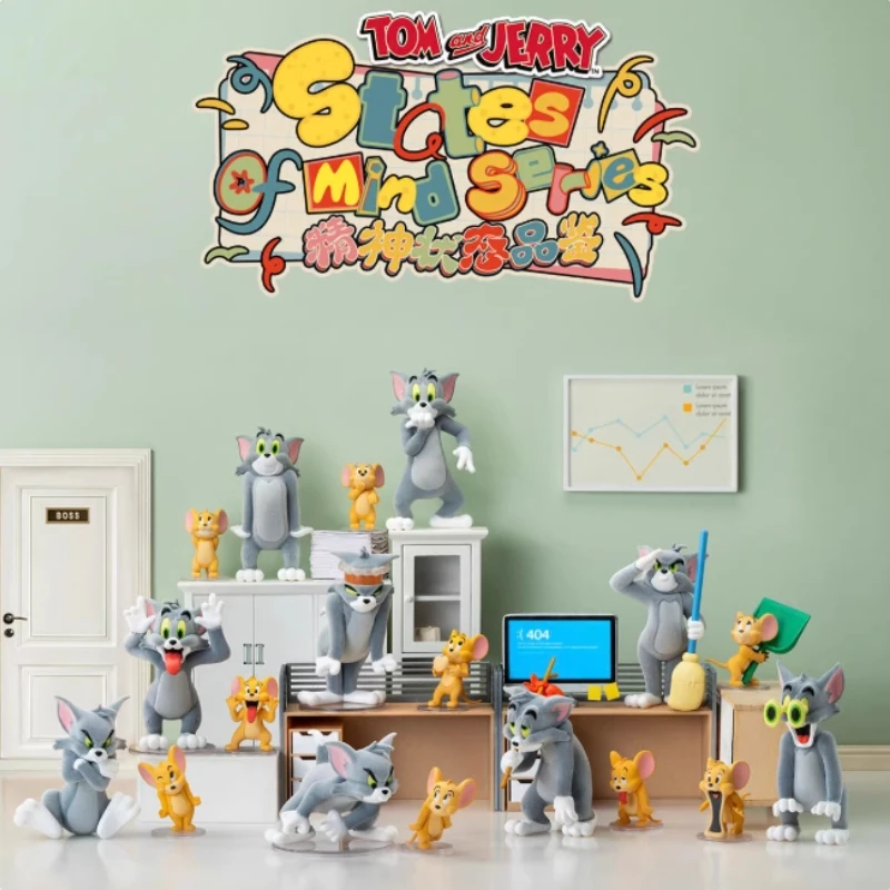 52SPEELGOED TOM en JERRY Mentale staat proeverij Trendy figuur verzamelcadeau Desktopdecoratie Blind Box
