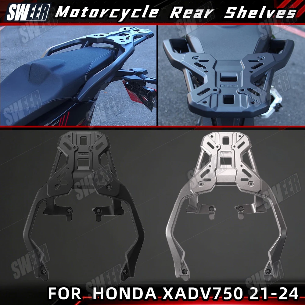 Support de bagages arrière en aluminium durable pour moto, compatible avec Honda XADV750 FORZA750 2021-2025, support spécial pour porte-bagages NSS750