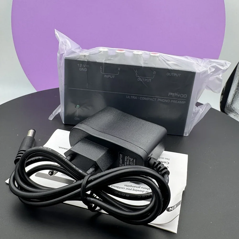 مضخم فونو بريمب صغير الحجم للغاية مع RCA 1/4 بوصة يدعم واجهات TRS Preamplificador Phono Preamp PP400