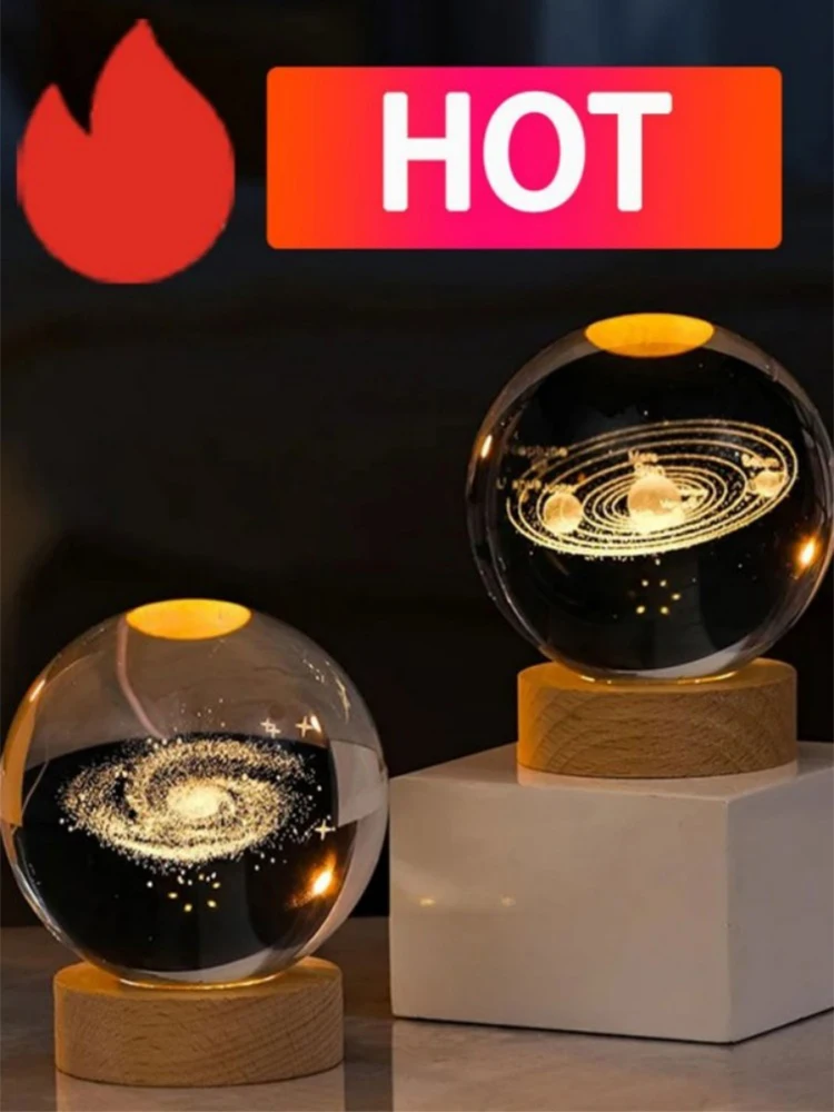 3D Crystal Ball Led…