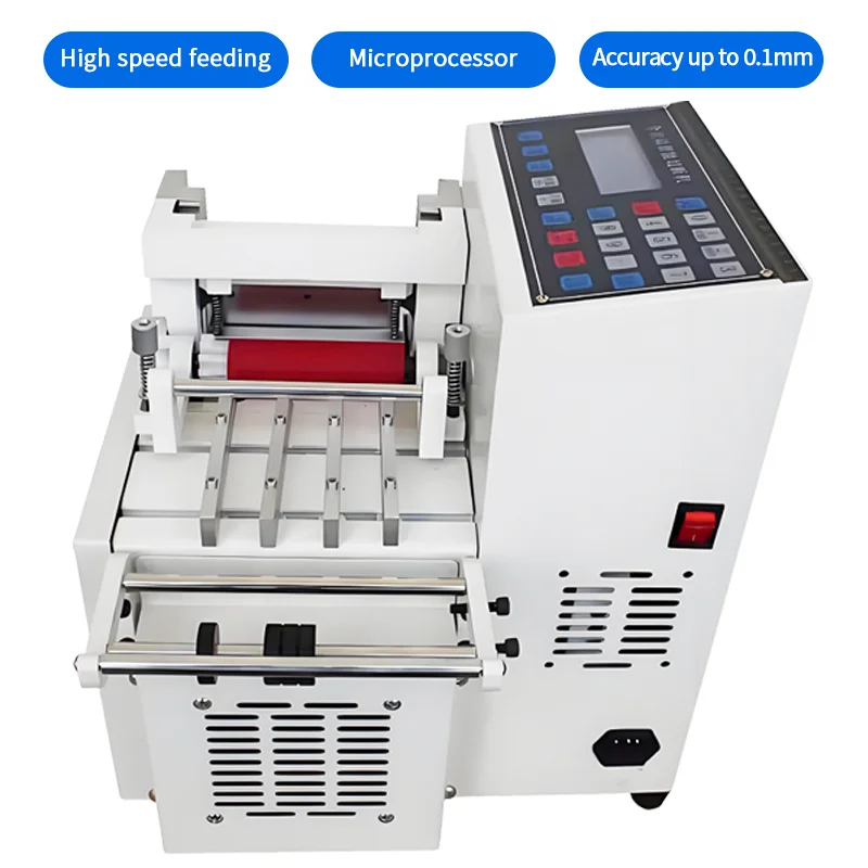 Automatische Kunststoffrohrschneidemaschine, intelligenter elektrischer Schnittlängeschneider für Kunststoffrohre