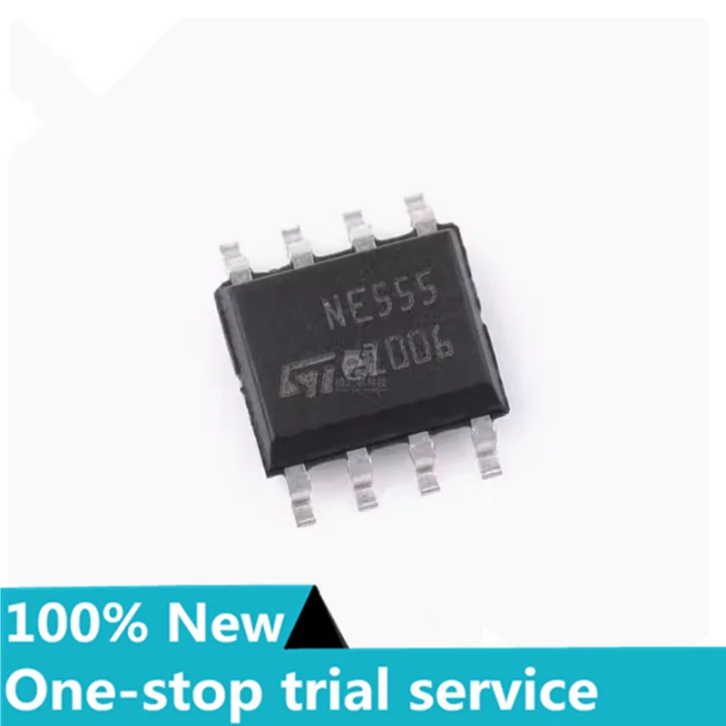5PCS %New NE555N DIP-8 NE555DT SOP8 single high-precision timer chip IC