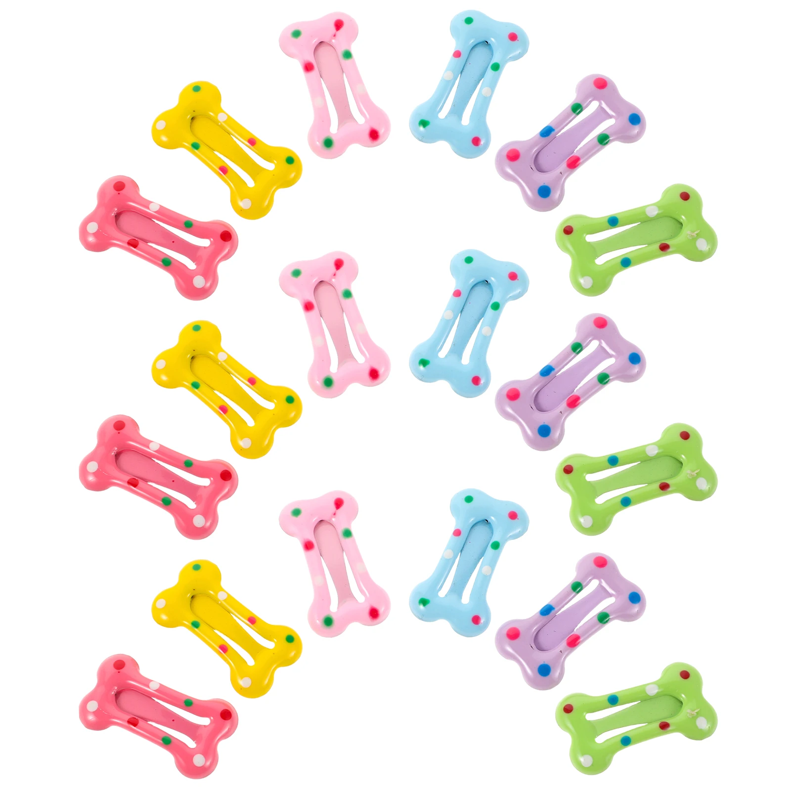 

40 Pcs Hair Accessories Children's Hairpin Toddler Baby Clips Metal Colorful Small