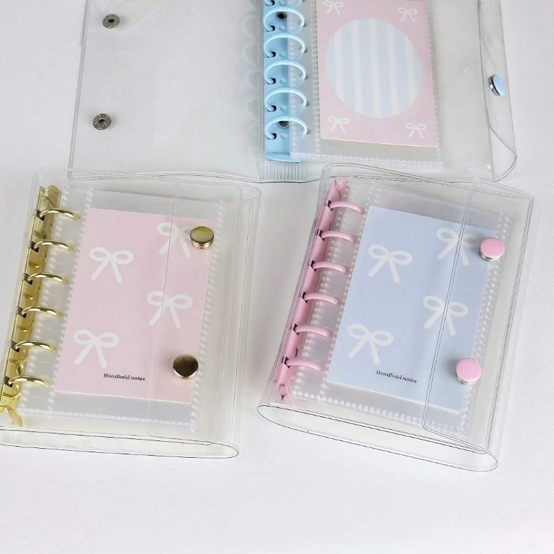 New M5 Transparent Portable File Folder with Double Snap Design, Can Store Beautiful Photos, Can Be Used As Photo Album