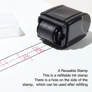 Handschriftenstempelrollenlinie, automatische Tintenfülllinie rollen, praktizieren 8 Hauptverkäufe des Rotary Stamp - №2