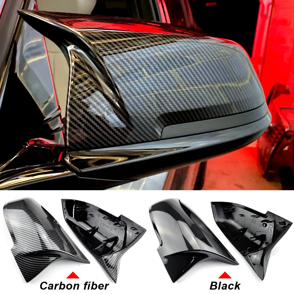 Mirror Covers Left Right Side Rearview Mirror Cover Cap For Bmw F20 F21 F87 M2 F23 F30 F36 X1 E84 I3 I3S Auto Accessories