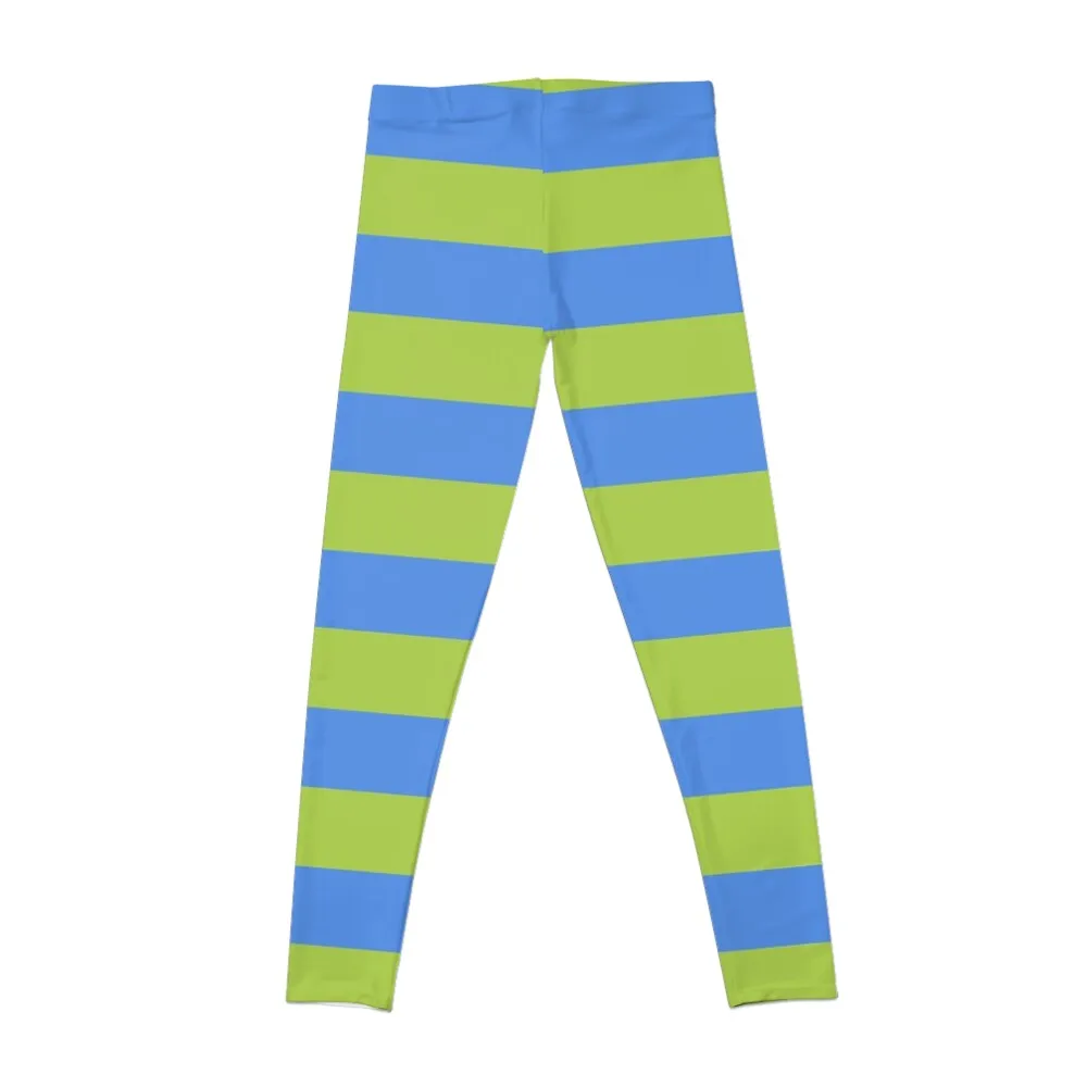 W.I.T.C.H. Will Vandom collant cosplay Leggings a righe verdi blu push up legging pantaloni leggings da donna