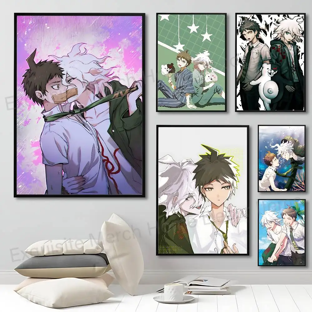K-Komahina Nagito Hajime Classic Poster Wall art print art suitable for living room bedroom bar parlor home decoration gift
