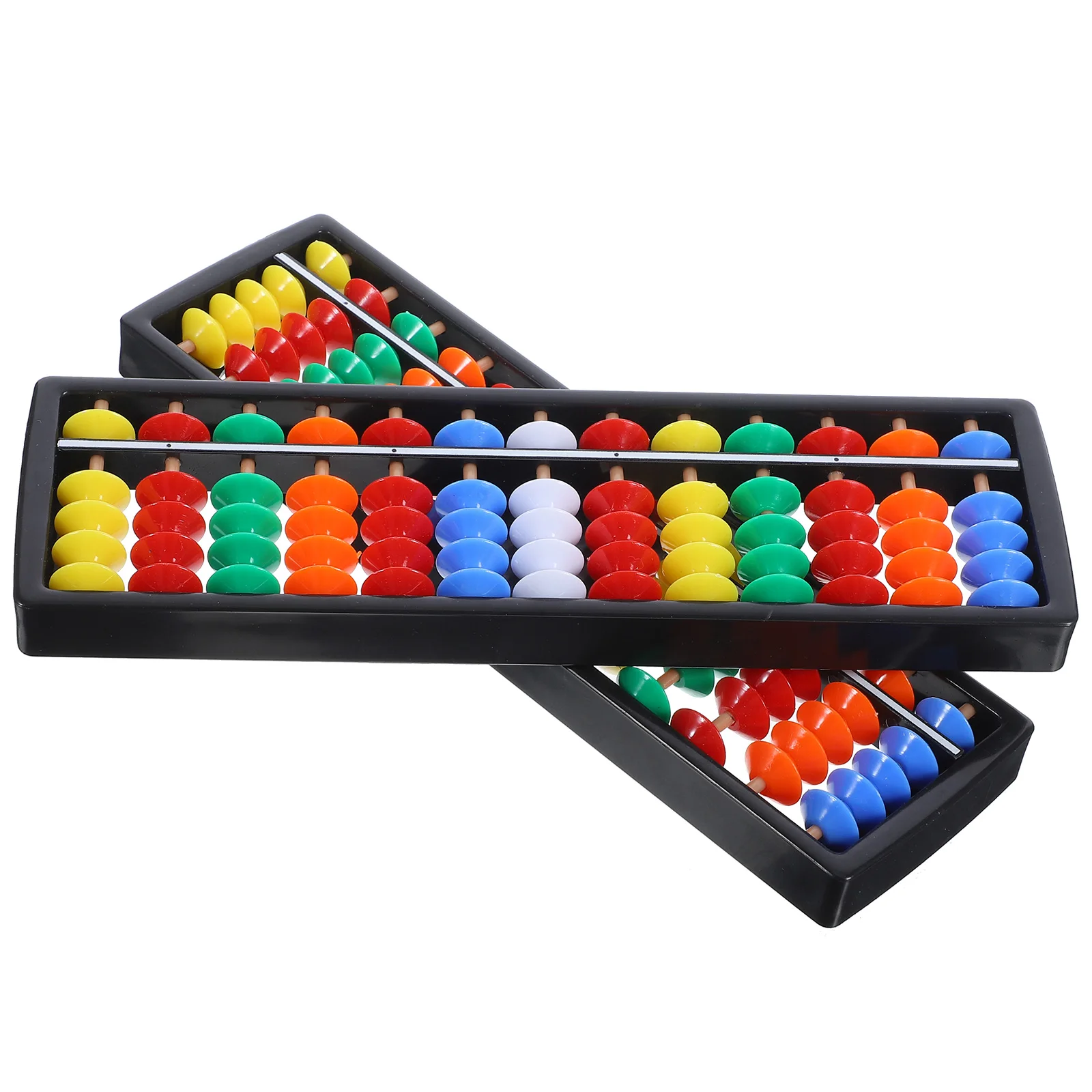 

2pcs Abacus Teaching Portable Plastic Abacus Aids Kids Math Education Tools Chinese Arithmetic Bead Counter Toy