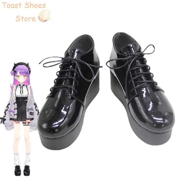 

Tokoyami Towa обувь для косплея Vtuber ботинки для косплея Хэллоуин карнавальный реквизит обувь из искусственной кожи реквизит для костюма