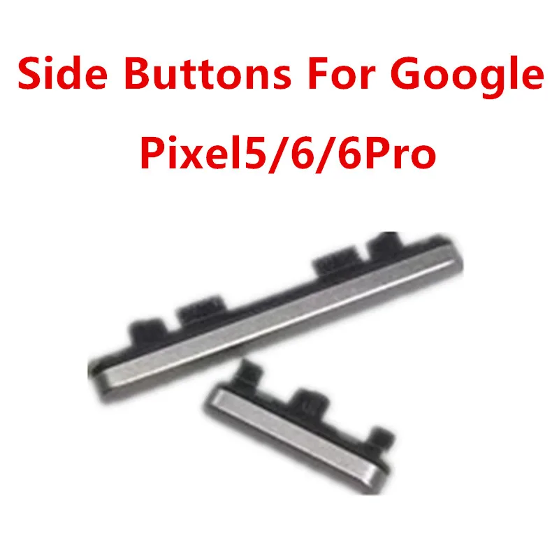 

Button Key For Google Pixel 6 pro 5 Pixel5 Pixel6 Power On Off Volume Buttons Side Keys Phone Repair Replacement Parts