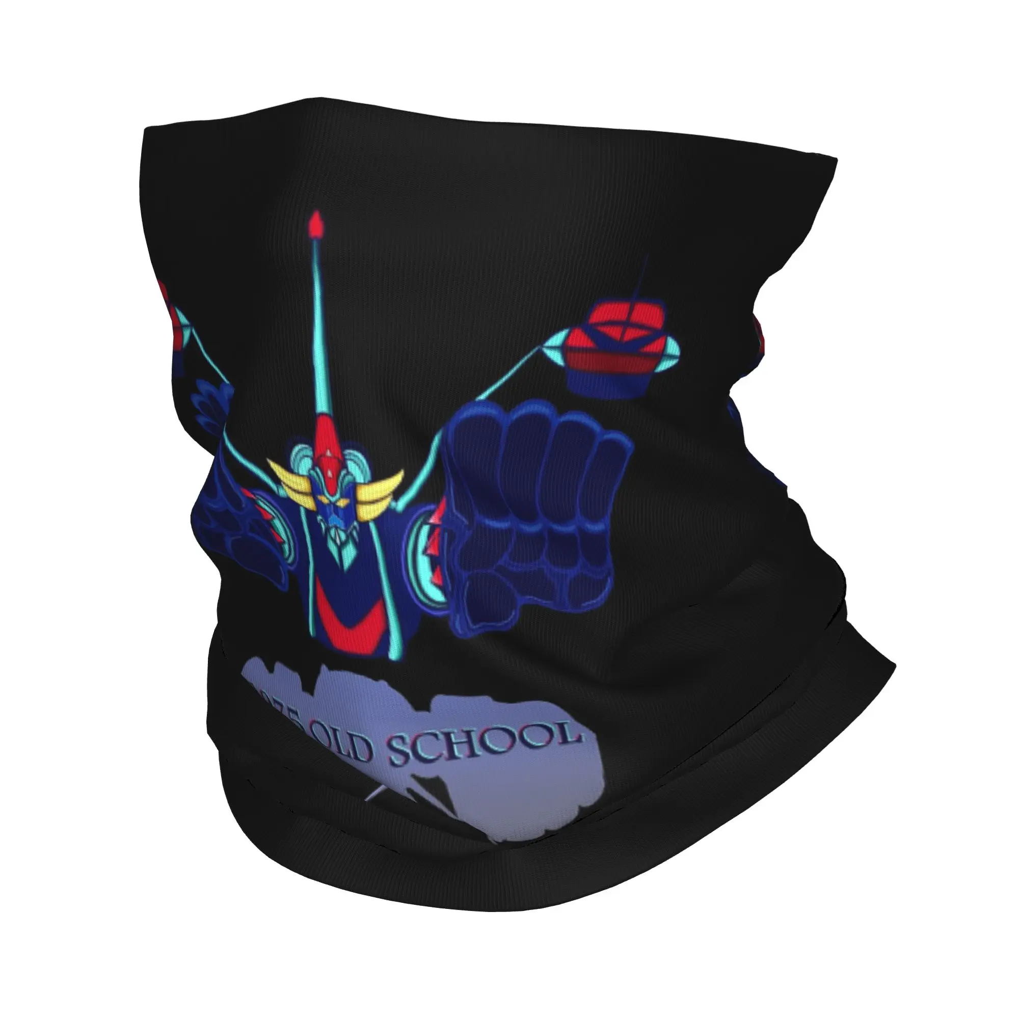 

Mazinger Z Goldorak Grendizer 1975 Old School Ufo Bandana Neck Gaiter Printed Mask Scarf Multifunction Headband Riding Unisex