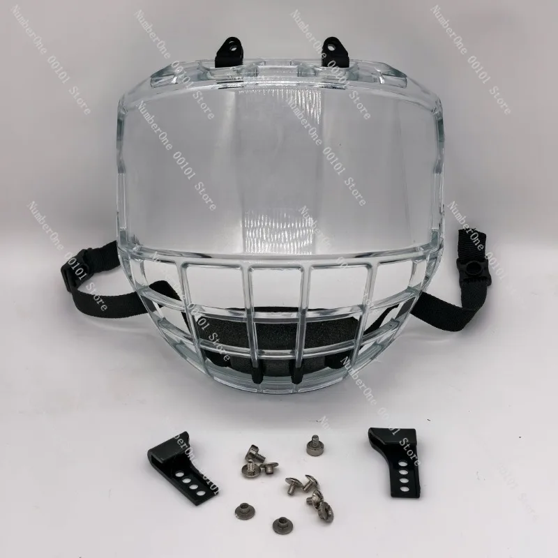 

Хоккейный шлем с полной защитой лица из поликарбоната, универсальный размер