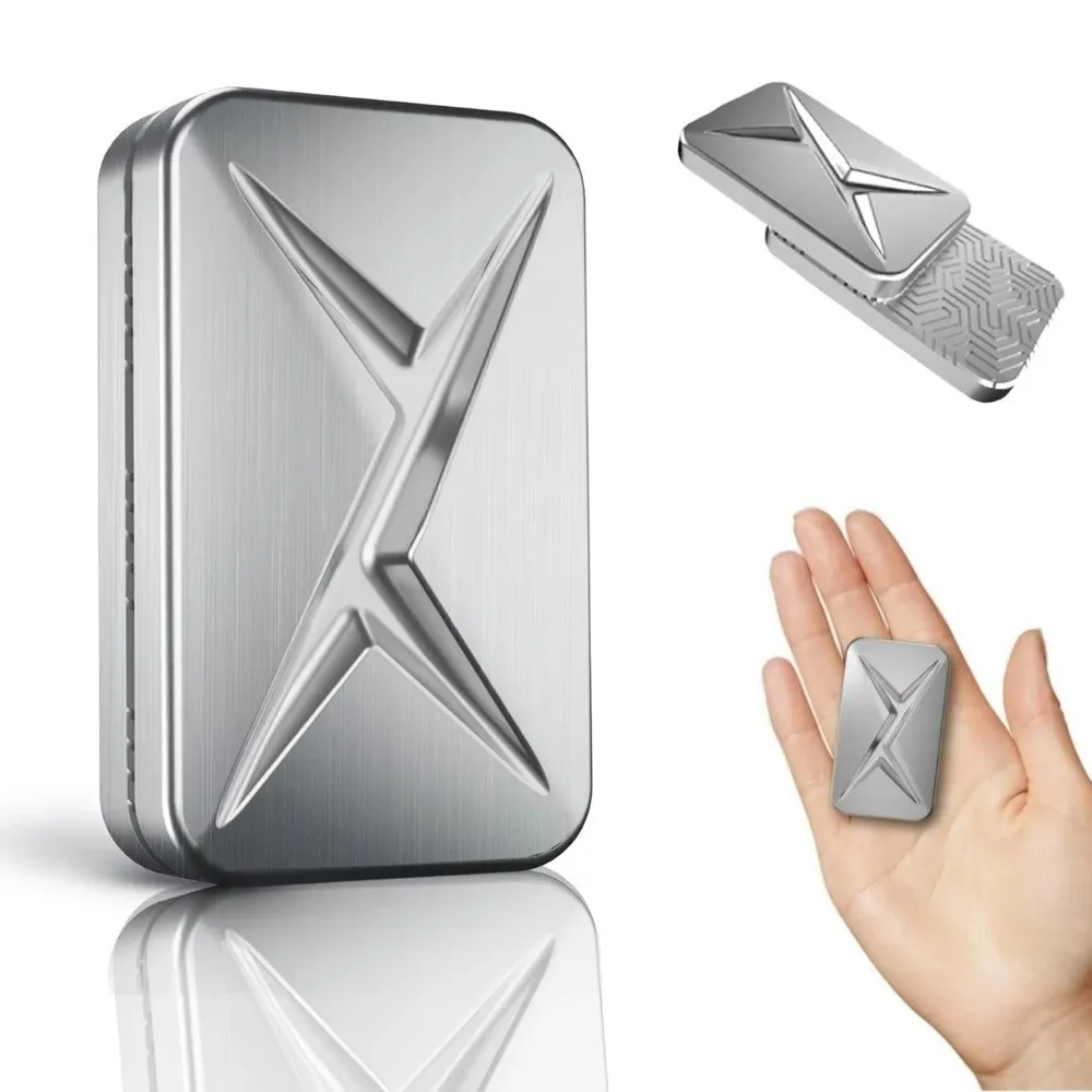 Metal Alloy Fidget Slider Magnetic Premium Quality Magnetic Fidget Slider Reduce Pressure Fingertip Gyroscope Play