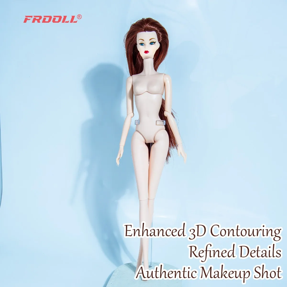 Ruchoma figurka kolekcjonerska, lalka BJD z 12 ruchomymi stawami, 32 cm, z możliwością zmiany makijażu (bez ubrań)