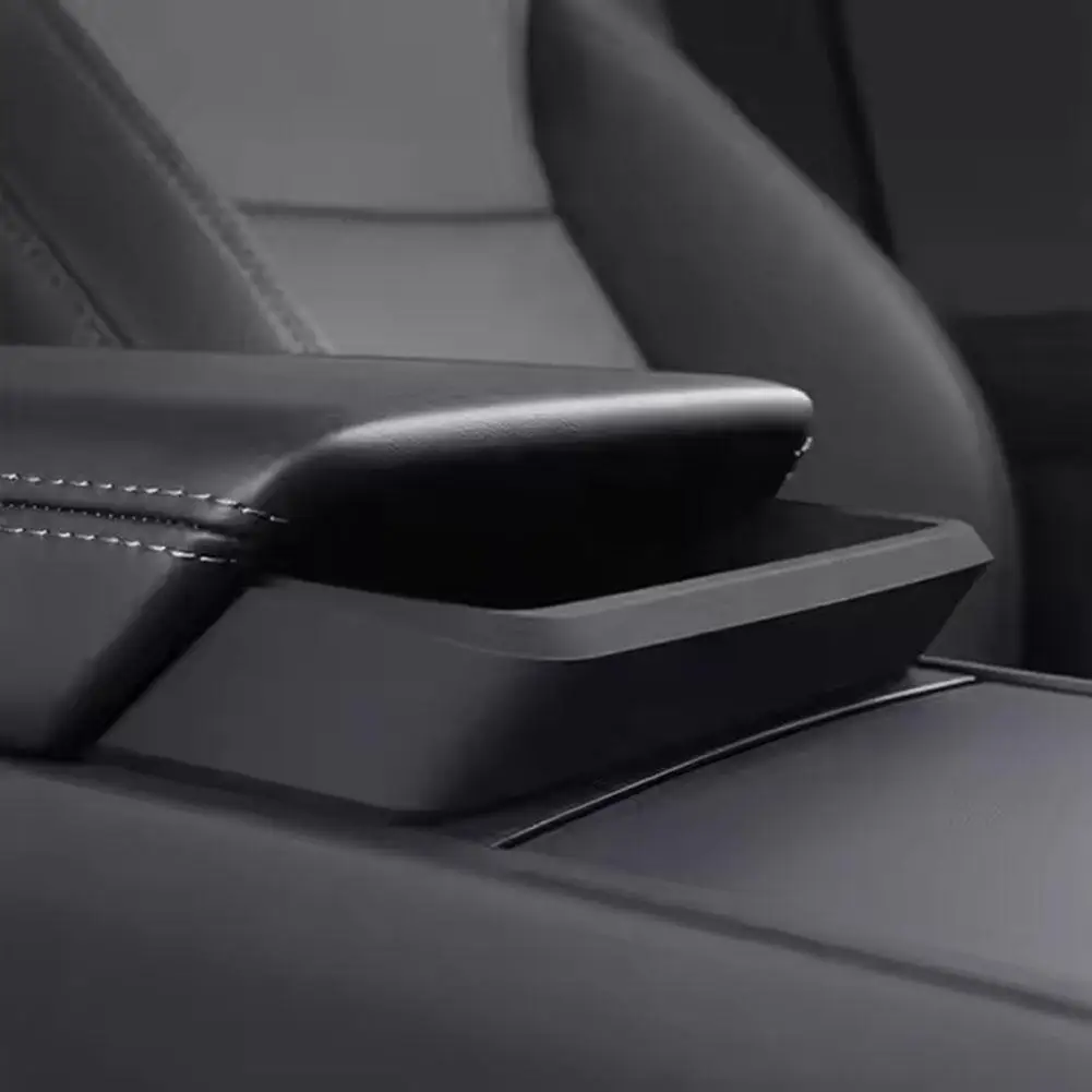 Soporte para gafas de sol para consola central Tesla Juniper, caja de tarjetas, soporte de silicona para teléfono, almacenamiento de llaves, reposabrazos, accesorios