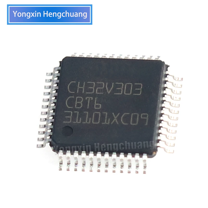 Chip  CH32V303CBT6  H32V303CBT6  32V303CBT6  patch  LQFP48