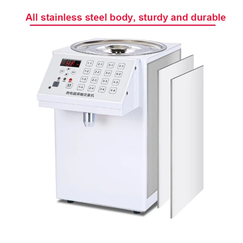 

Electric Commercial 350W 16 Grid Milk Tea Shop Equipment Fructose Filling Machine