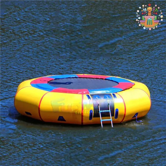 Manufacturers customized water games inflatable water trampoline gonflable juegos acuaticos with slide