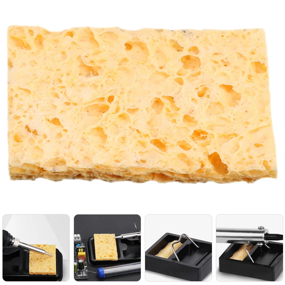 

50Pcs Solder Sponge for Cleaning Professional Grade Soldering Iron Tip Cleaner Heat Resistant and Easy to Use for Daily