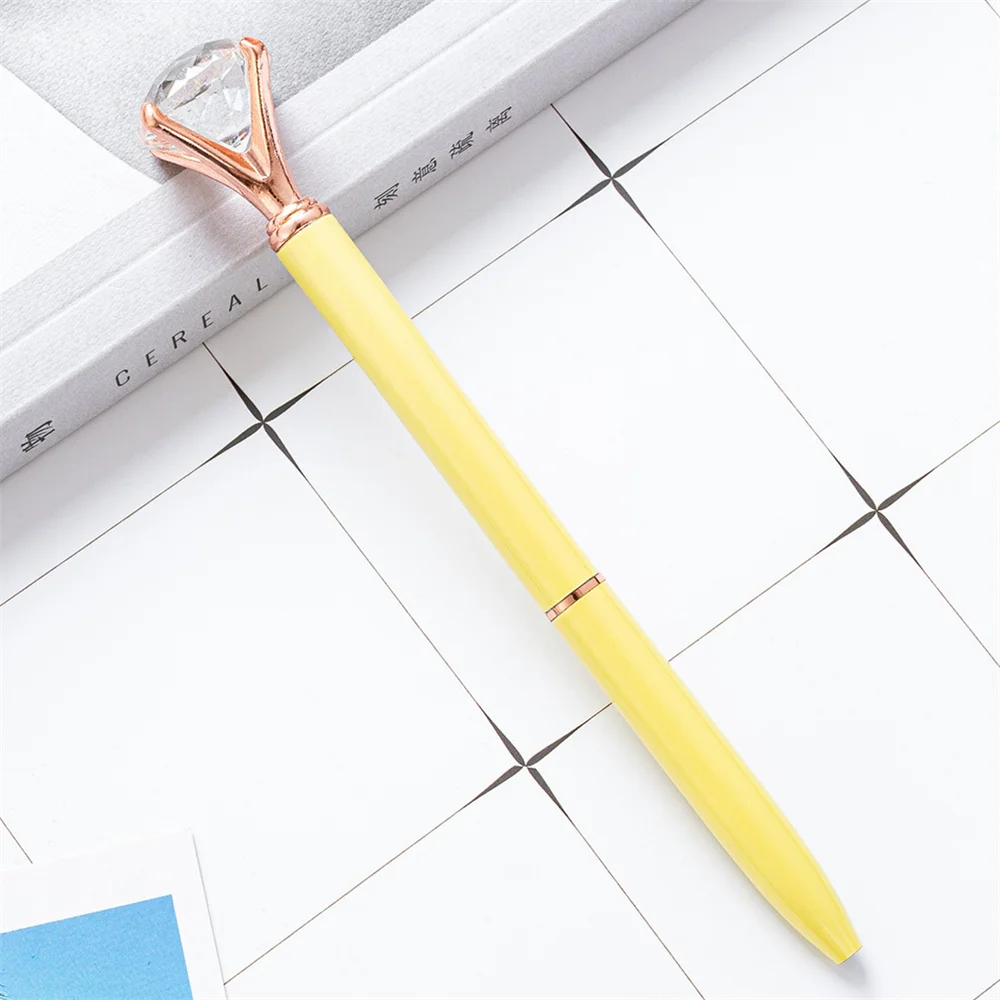 Schwarzer Stift, die perfekte Geschenkauswahl, stilvolles Design, Kristall-Kugelschreiber, glattes Schreiberlebnis, Schreibwarenstift für den Hausgebrauch