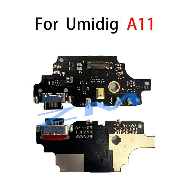 Dla Umidigi A11 Port ładowania USB Złącze stacji dokującej Moduł Płytka Mikrofon Elastyczny kabel